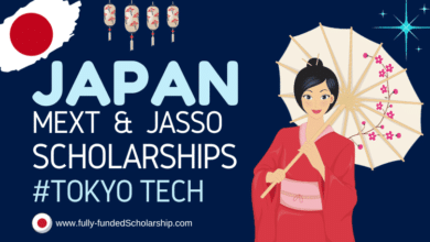 JASSO and MEXT Scholarships 2024 at Tokyo Tech Japan (Tokyo Institute of Technology)