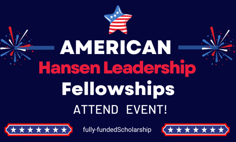 Hansen Leadership Institute Fellowship in USA