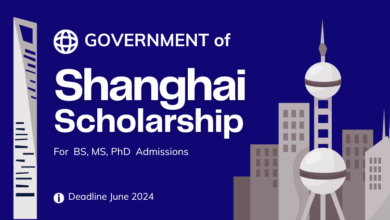 Shanghai Government Scholarship 2024