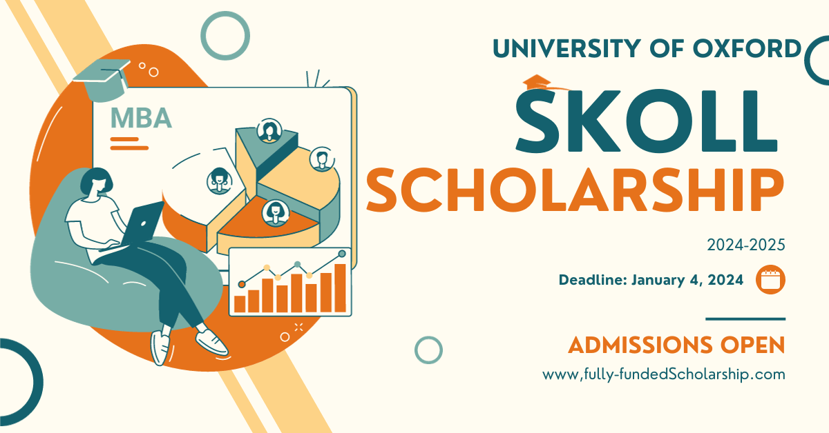 Skoll Scholarships for 2024 at University of Oxford Wellington