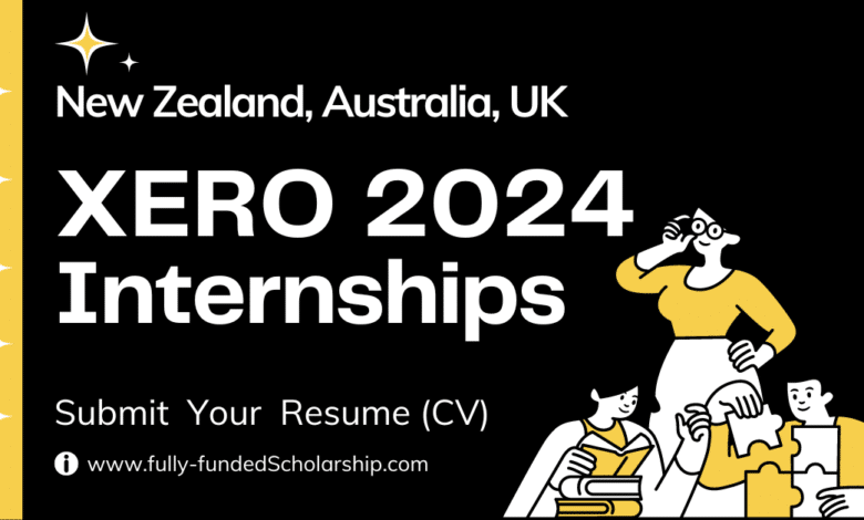 Internships in New Zealand, Australia, UK by XERO 2024